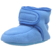 Playshoes Unisex Baby Fleeceschuhe Krabbelschuhe, Aquablau, 20/21