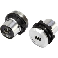 TRU Components Micro USB-01 Micro USB-Einbaubuchse 2.0 Buchse, Einbau