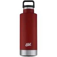 Esbit Sculptor Isolierflasche, Edelstahl, BPA-Frei, Edelstahl, Schwarz, burgundy Rot