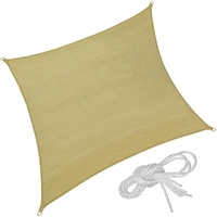 Tectake Sonnensegel, beige