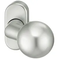 FSB Türknopf 07 0846 auf Rosette, Gewinde M12, Aluminium