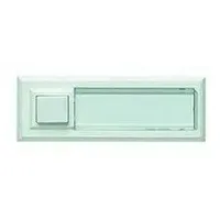 Grothe Klingeltaster AP 1fach 32x90x18mm,ws,o.bel. ETA 2122