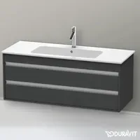 Duravit Ketho 2 Auszüge 120 x 47,5 cm graphit