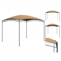 VidaXL Pavillon 3x4x2,65 m Taupe 180 g/m2