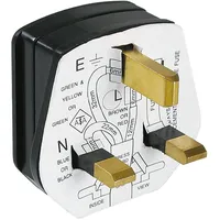 Bachmann 910.176 Schutzkontaktstecker Kunststoff 250V Schwarz IP20