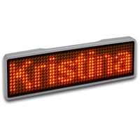 BerryBase LED Name Tag, 11x44 Pixel, USB-C - Rahmen: