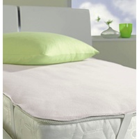 IBENA "Pure Aktiv 5516", weiß, B:100cm H:0,5cm L:200cm, Obermaterial:
