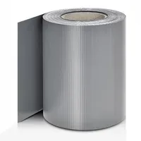 Juskys PVC Sichtschutzstreifen 0,19 x 35 m hellgrau inkl.