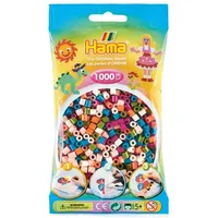 Hama 207-58 - Beutel mit Midi Bügelperlen Mix, 1000