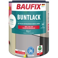 Baufix Buntlack seidenmatt weiß