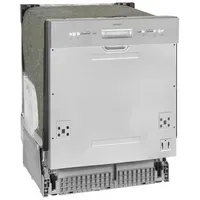 Exquisit EGSP6012-EB-030E Einbau-Geschirrspüler (teilintegrierbar, 598 mm breit, Inox)