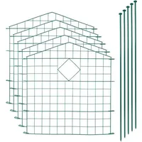 Estexo Teichzaun 11tlg Set 5 Elemente 11 x 100