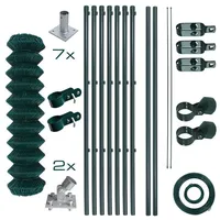 Estexo Gartenzaunset Gartenzaun Zaunset 1,0 x 15 m Maschendraht
