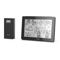 Hama Wettervorhersage-Center Meteotime Schwarz 00186369