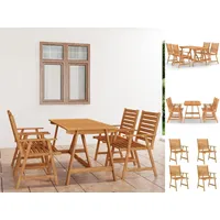 VidaXL Garten-Set Massivholz Akazie 3057844 5-tlg. natur