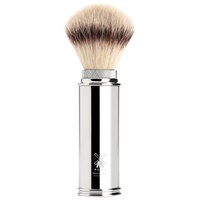 MÜHLE Reiserasierpinsel Travel Silvertip Fibres silver