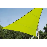 Perel Dreieck-Sonnensegel 500 cm x 500 cm Limegrün