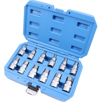 BRILLIANT TOOLS 1/2" Innensechskant Bit-Stecknuss-Satz, 12-tlg, 5 - 22