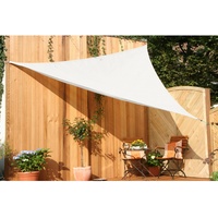 Floracord Dreiecksonnensegel HDPE Creme 500 cm x 500 cm
