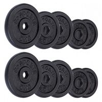 ScSPORTS ScSPORTS® Hantelscheiben Set 25 kg 30/31mm Gusseisen Gewichtsscheiben