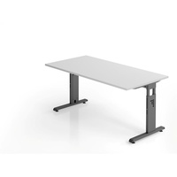 Hammerbacher Schreibtisch VOS16/5/G lichtgrau/grafit