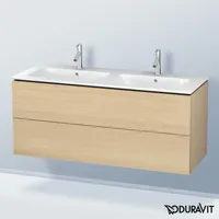 Duravit L-Cube Waschtischunterbau wandhängend 2 Auszüge, LC625807171,