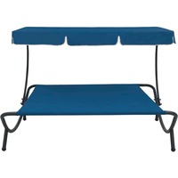 VidaXL Garten-Sonnenliege mit Sonnendach 200 x 173 x 135