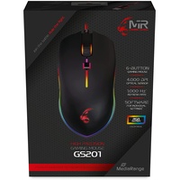 MediaRange Gaming Series GS201 RGB Gaming Mouse schwarz, USB