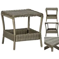 VidaXL Gartentisch 45 x 45 x 46,5 cm braun