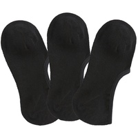LASCANA ACTIVE Füßlinge Damen 3x schwarz Gr.35-38