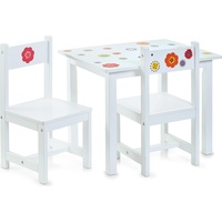 Hti-Living HTI-Living, Kinderstuhl + Kindertisch, Kinder-Sitzgarnitur 3-teilig (Kindersitzgruppe)