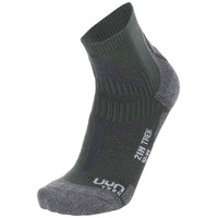 Uyn Low Cut Trekkingsocken doppellagig Herren military/grey melange 35-38