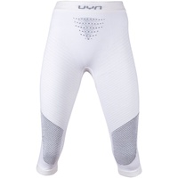 Uyn Fusyon 3/4 Funktionsunterhose Damen snow white/anthrazit/grey L/XL