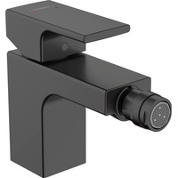 Hansgrohe Vernis Shape Bidetarmatur mit Zugstangen-Ablaufgarnitur, mattschwarz