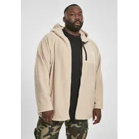 URBAN CLASSICS Hooded Sherpa Zip Jacket