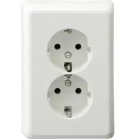 REV Ritter REV 0510066992 2fach Unterputz-Steckdose IP20 Weiß