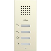 Gira Wohnungsstation AP 1250 01 Cremeweiß glänzend