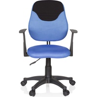 HJH Office KIDDY Style Stoff Blau/Schwarz Drehstuhl Kind mitwachsend