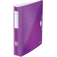 Leitz Qualitäts-Ordner 180° Active WOW, A4, Schmal, Violett,