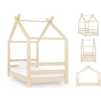 VidaXL Kinder-Bettgestell Massivholz Kiefer 70x140 cm