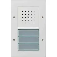 Gira Türstation AP 3fach 126766 weiß