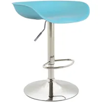CLP Barhocker Anaheim Kunststoff blau chrom