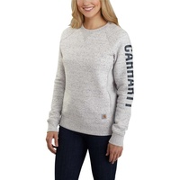 CARHARTT Clarksburg CREWNECK SWEATSHIRT asphalt heather nep, XL