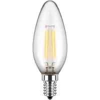 Blulaxa® LED Filament Lampe Kerzenform E14 4,5W 470lm warmweiß