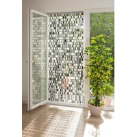 CONACORD Deko-Vorhang Tube schwarz-grau-beige, 90 x 200 cm