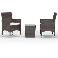 VidaXL Bistroset 3-tlg. Braun