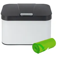 Onvaya ONVAYA® Biomülleimer für die Küche | Weiß |
