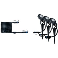 Paulmann Plug & Shine LED Gartenstrahler Sting IP67 3000K