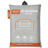 Siena Garden Schutzhülle Lounge-Sessel AquaShield Hellgrau 100 x 100