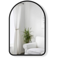 Umbra Wandspiegel Schwarz, Freiform, 62x93x3 cm